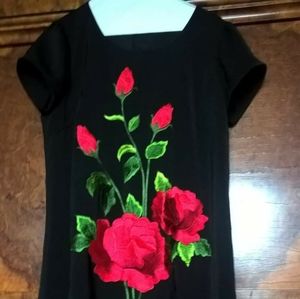 Hand embroidered dress